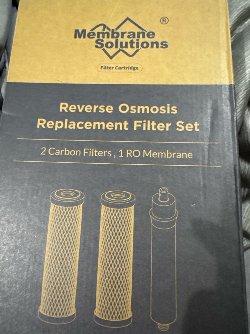 Membrane Solutions Reverse Osmosis Replacement Filter Set - new